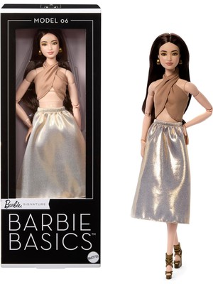 Barbie Signature Barbie Basics Model 06 Hareketli Eklemli Koleksiyon Bebek