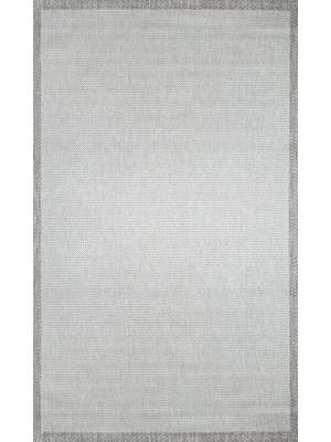 Sisal Sl-14 Bej Vizon Dekoratif Desenli Çerçeveli Halı