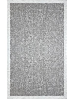 Sisal Sl-18 Vizon Krem Dekoratif Desenli Çerçeveli Halı