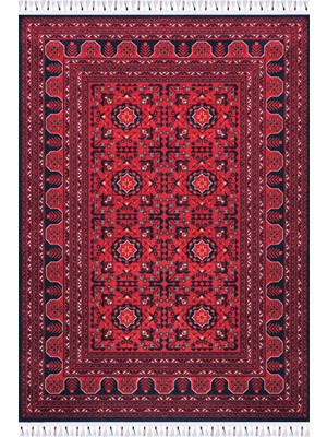 Bahariye Halı Inci Afgan Desen Yün Halı İN01