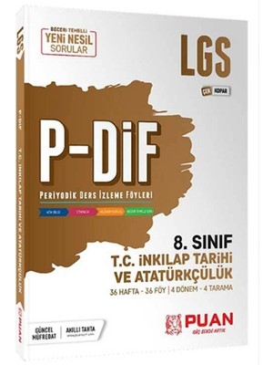 Karma Kitaplar Puan 8. Sınıf Lgs T.c. Inkılap Tarihi ve Atatürkçülük Pdif Konu Anlatım Föyleri