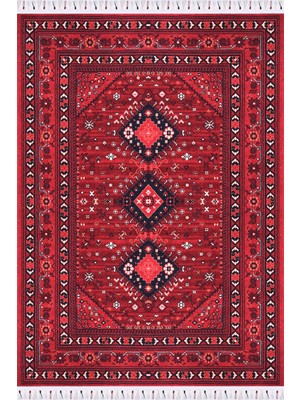 Bahariye Halı Inci Afgan Desen Yün Halı İN03