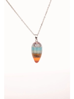 7 Çakra Doğal Taş Enerji Kolye