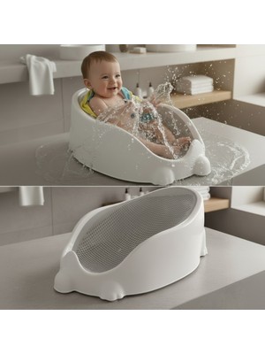 Kaya Group Bebek Yıkama Küveti Beyaz Kaydırmaz Tabanlı ve Dayanıklı