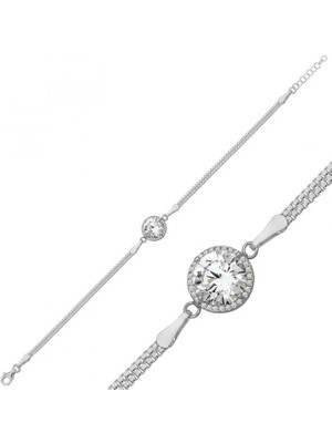 Supertrend Gümüş Tektaş Bayan Bileklik