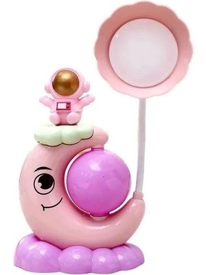 Livenda Çocuk Odası Ay ve Astronot Desenli Gece Lambası