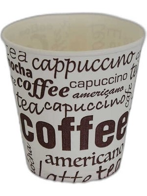 Epilons Karton Bardak 6.5 Oz Kullan At Çay Kahve Sıcak Kağıt Otomat Bardağı 50 Li 1 Paket