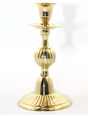 Livenda Tekli Pirinç Şamdan Model 3