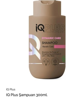 IQ Plus Professional Iq Plus Professıonaldoğal Içerikli Besleyici  Parlaklık Veren Saç Bakım Saç Bakım Şampuanı I 300 ml