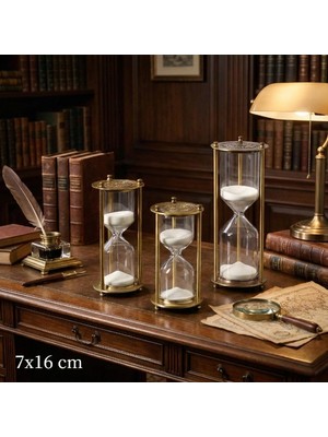 Livenda Dekoratif Cam Kum Saati 7X16 cm