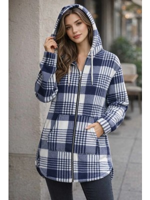 Tenra Kadın Polar Hırka Geniş Kalıp