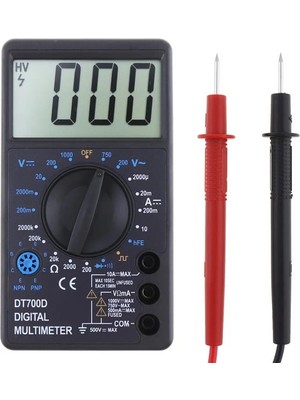Pazarcan DT700D Display Dijital Multimetre Ölçü Aleti