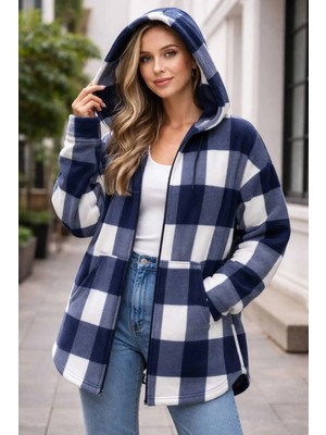 Tenra Kadın Polar Hırka Geniş Kalıp