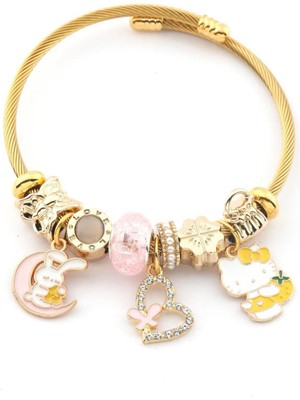 Çelik  Gold Bileklik