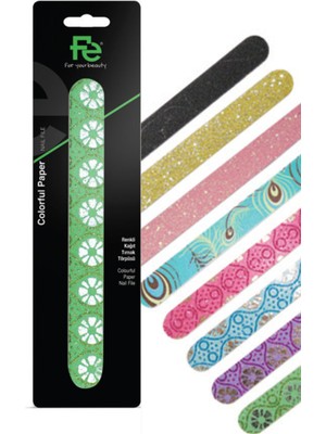 Fe 2 Fonksiyonlu Renkli Kağıt Tırnak Törpüsü 4 Adet