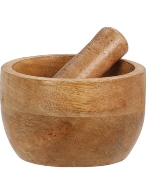 Excellent Houseware Ahşap Havan Seti 3 Adet