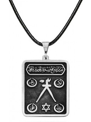 Supertrend Gümüş Barbaros Hayrettin Paşa Sancağı Işlemeli Kolye