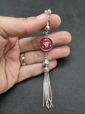 İskeçe Tesbih 475 Ayar Gümüş Tesbih Püskülü