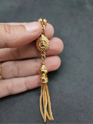 İskeçe Tesbih 475 Ayar Gümüş Tesbih Püskülü