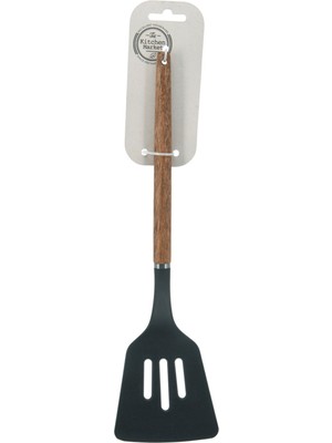 Koopman Ahşap Saplı Plastik Delikli Spatula (101001680) 2 Adet