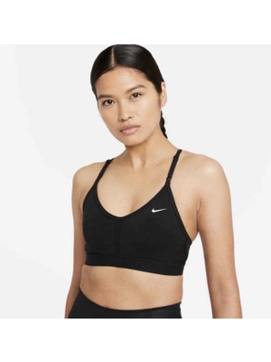 Nike Dri-Fıt Indy V-Neck Bra Siyah Kadın Sporcu Sütyeni CZ4456-013