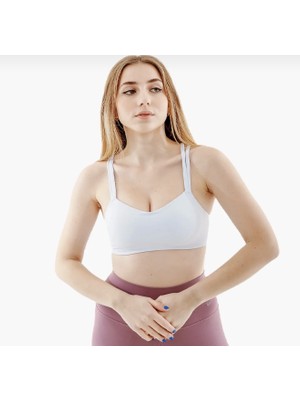 Nike Dri-Fit Alate Trace Light-Support Padded Strappy Training Mavi Kadın Sporcu Sütyeni DO6608-423