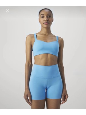 Nike Dri-Fit Alate Trace Light-Support Padded Strappy Training Mavi Kadın Sporcu Sütyeni DO6608-412