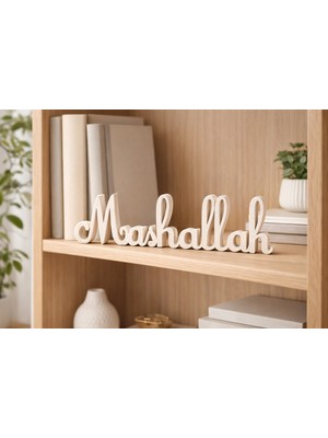 Baykuş Pazar Maşallah Yazılı Dekoratif Masaüstü Obje – Modern Islami Ev & Ofis Dekoru