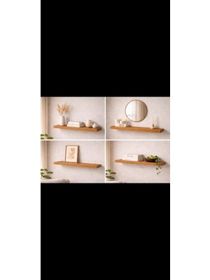 Uçan Raf | Duvar Rafı Dekoratif Kitaplık, Çiçeklik, Aksesuar Rafı