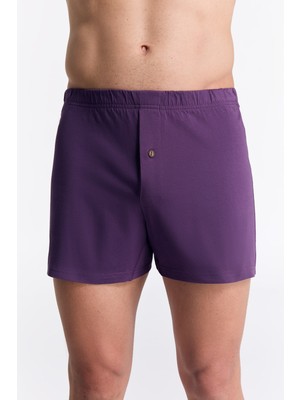 Albero Natur Gots Sertifikalı Organik Pamuk Erkek Boxer Şort Iç Çamaşırı