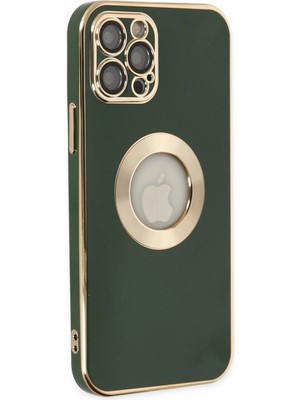 Gld-Spt- Newface Iphone 12 Pro Max Kılıf Store Silikon - Yeşil