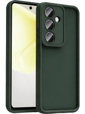 Gld-Spt- Newface Samsung Galaxy A57 5g Viera Silikon - Koyu Yeşil