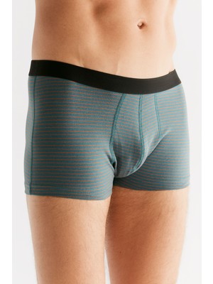 Albero Natur Gots Sertifikalı Organik Pamuk Erkek Trunk Boxer Iç Çamaşırı