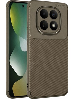 Gld-Spt- Newface Xiaomi Redmi Note 15 4g Auto Focus Karbon Kapak - Kahverengi