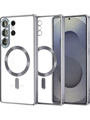 Gld-Spt- Newface Samsung Galaxy S26 Ultra Kross Magneticsafe Kapak - Titan Gri