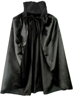 Livenda Siyah Renk Yakalı Halloween Pelerini 90 cm