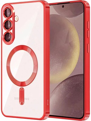 Gld-Spt- Newface Samsung Galaxy S26 Plus Kross Magneticsafe Kapak - Kırmızı