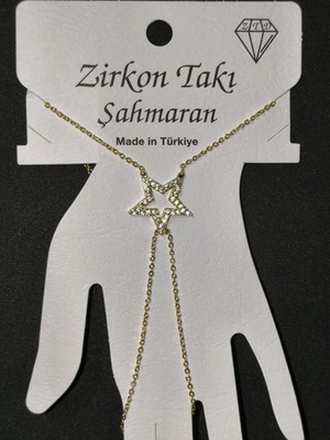 Vulwox Taşlı Altın Yıldız Şahmeran