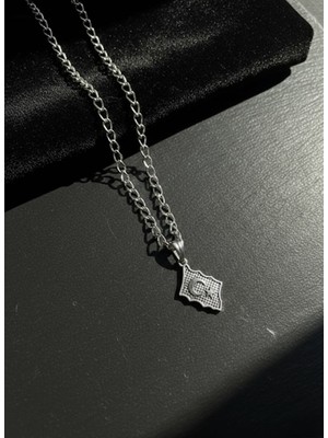 Meneva Aksesuar Ay Yıldız Bayrak Figürlü Kolye