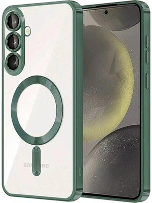 Gld-Spt- Newface Samsung Galaxy S26 Plus Kross Magneticsafe Kapak - Koyu Yeşil