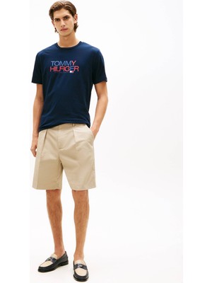 Tommy Hilfiger MW0MW42369 Brand Love Big Text Erkek Tişört