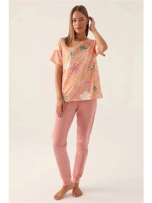 Rolypoly 3386-S Kadın Kısa Kol Pijama Takımı