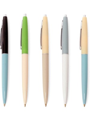 3 Adet Kikkerland Retro 5 Renk Kalem Set