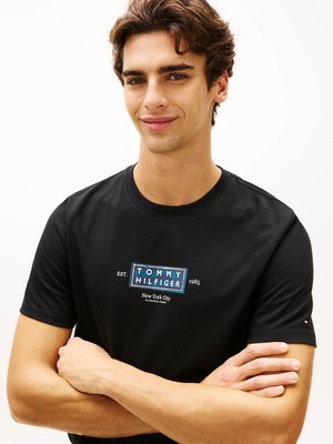 Tommy Hilfiger MW0MW42392 Heritage Label Erkek Tişört