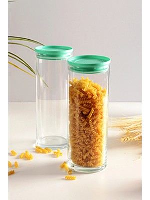 Paşabahçe Breakfast Saklama Kabı 2'li 1230 cc Yeşil 4 Adet