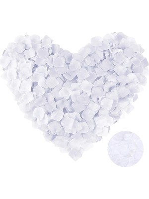 Livenda Beyaz Renk Gül Yaprağı - 1 Paket 100 Adet