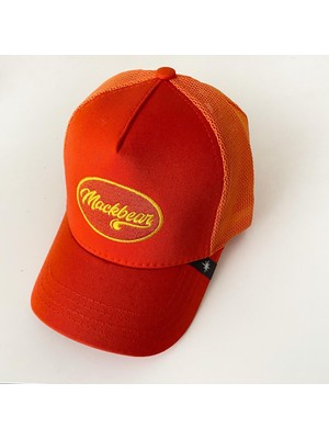 Mackbear Coffee Co. Mackbear Ayarlanabilir Unisex Şapka Turuncu