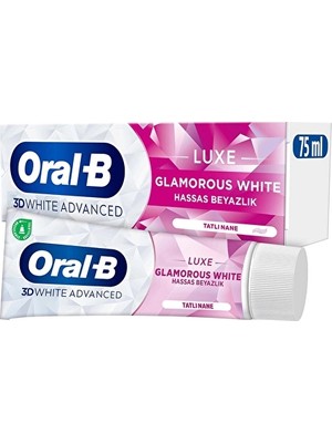 2 Adet Oral-B Diş Macunu Lux Glamorous White 75 ml