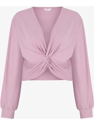 Penti Lila Cotton Modal Blend Twisted Sweatshirt