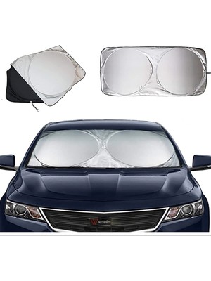 Mucit Home Tüm Araçalara Uygun Oto Ön Cam Güneşliği - Numaratör Hediyeli